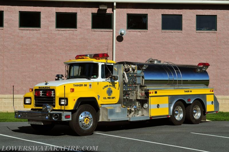 1992 Mack/4-Guys Tanker.  Sold to Steeleville Fire Protection District, Missouri